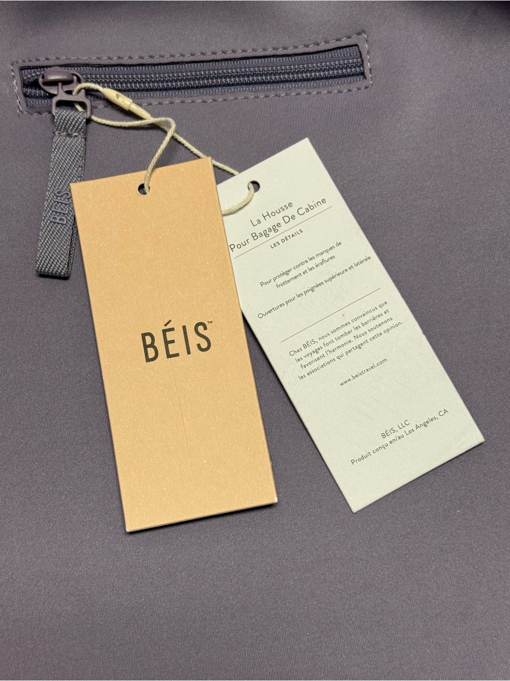 Nwt Bis Carryon Luggage Cover In Lavender — image 3 of 8